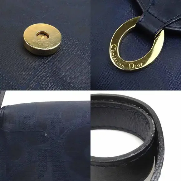 CHRISTIAN DIOR Blue Leather Shoulder Bag - Picture 4 of 5